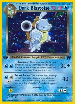 Dark Blastoise 3/82 Team Rocket Pokémon card