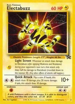 Electabuzz 2/53 Wizards Black Star Promos Pokémon card