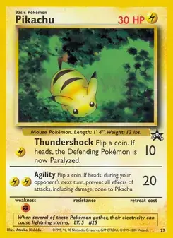 Pikachu 27/53 Wizards Black Star Promos Pokémon card