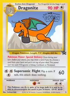 Dragonite 5/53 Wizards Black Star Promos Pokémon card