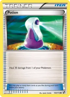Potion 100/114 Black & White Pokémon card