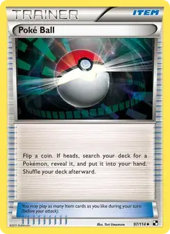 Poké Ball 97/114 Black & White Pokémon card