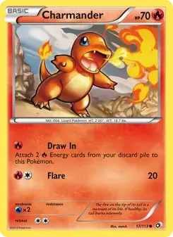 Charmander 17/113 Legendary Treasures