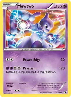 Mewtwo 53/113 Legendary Treasures