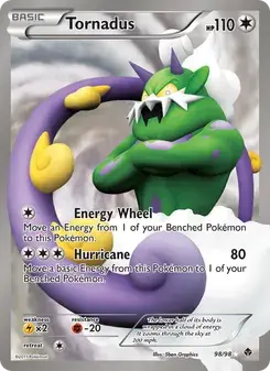 Tornadus 98/98 Emerging Powers Pokémon card