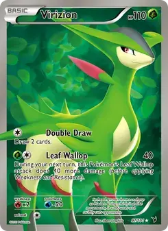 Virizion 97/101 Noble Victories Pokémon card