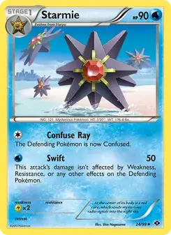 Starmie 24/99 Next Destinies Pokémon card