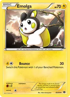 Emolga 49/99 Next Destinies Pokémon card