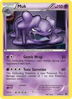 Muk 53/99 Next Destinies Pokémon card