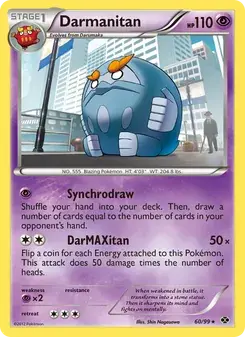 Darmanitan 60/99 Next Destinies Pokémon card