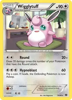 Wigglytuff 79/99 Next Destinies Pokémon card