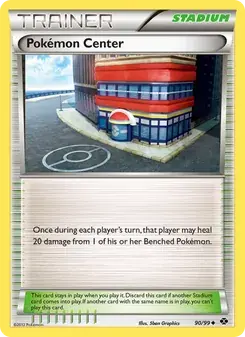 Pokémon Center 90/99 Next Destinies Pokémon card