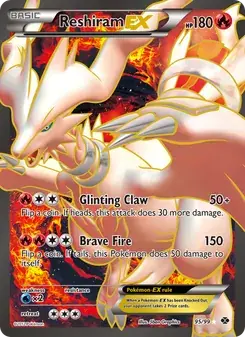 Reshiram-EX 95/99 Next Destinies Pokémon card