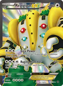 Regigigas-EX 99/99 Next Destinies Pokémon card