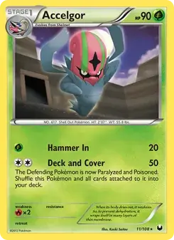 Accelgor 11/108 Dark Explorers Pokémon card