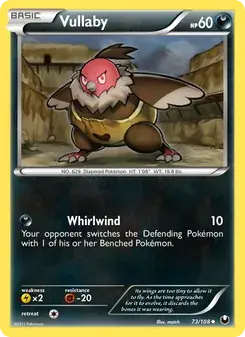 Vullaby 73/108 Dark Explorers Pokémon card