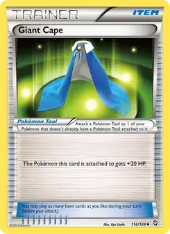 Giant Cape 114/124 Dragons Exalted Pokémon card