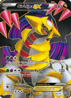 Giratina-EX 124/124 Dragons Exalted Pokémon card