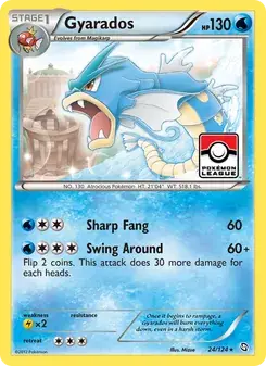 Gyarados 24/124 Dragons Exalted Pokémon card