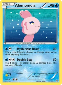 Alomomola 37/124 Dragons Exalted Pokémon card