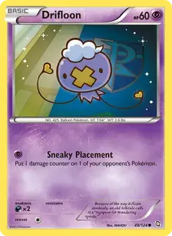 Drifloon 49/124 Dragons Exalted Pokémon card