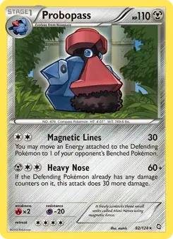 Probopass 82/124 Dragons Exalted Pokémon card