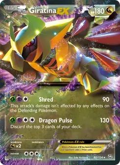 Giratina-EX 92/124 Dragons Exalted Pokémon card
