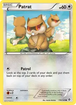 Patrat 118/149 Boundaries Crossed Pokémon card