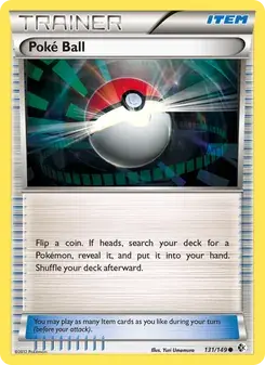 Poké Ball 131/149 Boundaries Crossed Pokémon card