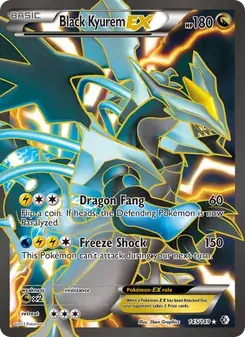 Black Kyurem-EX 145/149 Boundaries Crossed Pokémon card