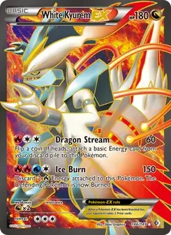 White Kyurem-EX 146/149 Boundaries Crossed Pokémon card