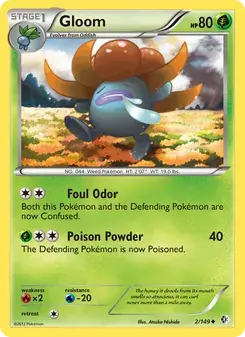 Gloom 2/149 Boundaries Crossed Pokémon card