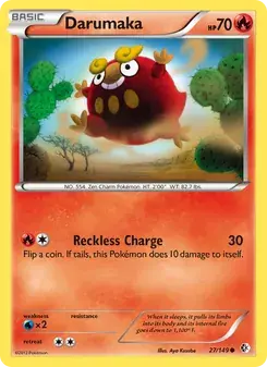 Darumaka 27/149 Boundaries Crossed Pokémon card