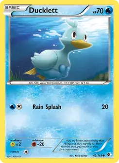 Ducklett 42/149 Boundaries Crossed Pokémon card
