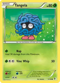 Tangela 5/149 Boundaries Crossed Pokémon card