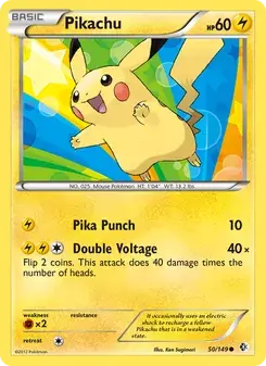 Pikachu 50/149 Boundaries Crossed Pokémon card