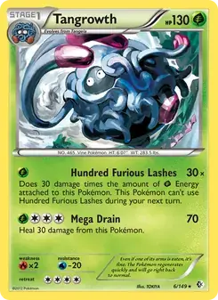 Tangrowth 6/149 Boundaries Crossed Pokémon card