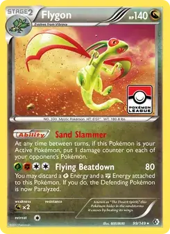 Flygon 99/149 Boundaries Crossed Pokémon card