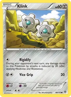 Klink 88/135 Plasma Storm Pokémon card
