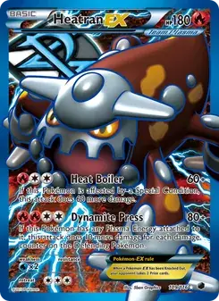 Heatran-EX 109/116 Plasma Freeze Pokémon card