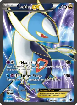 Latios-EX 113/116 Plasma Freeze Pokémon card