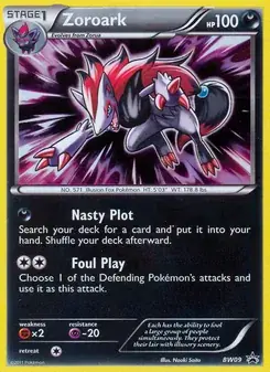Zoroark BW09 BW Black Star Promos Pokémon card