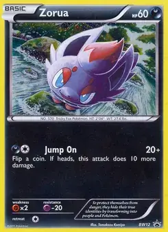 Zorua BW12 BW Black Star Promos Pokémon card