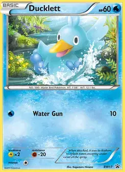 Ducklett BW17 BW Black Star Promos Pokémon card