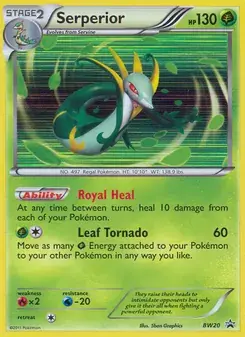 Serperior BW20 BW Black Star Promos Pokémon card