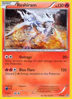 Reshiram BW23 BW Black Star Promos Pokémon card