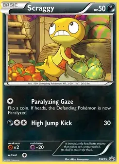 Scraggy BW25 BW Black Star Promos Pokémon card
