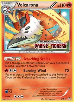 Volcarona BW40 BW Black Star Promos Pokémon card