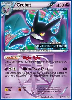 Crobat BW51 BW Black Star Promos Pokémon card
