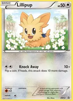 Lillipup BW52 BW Black Star Promos Pokémon card